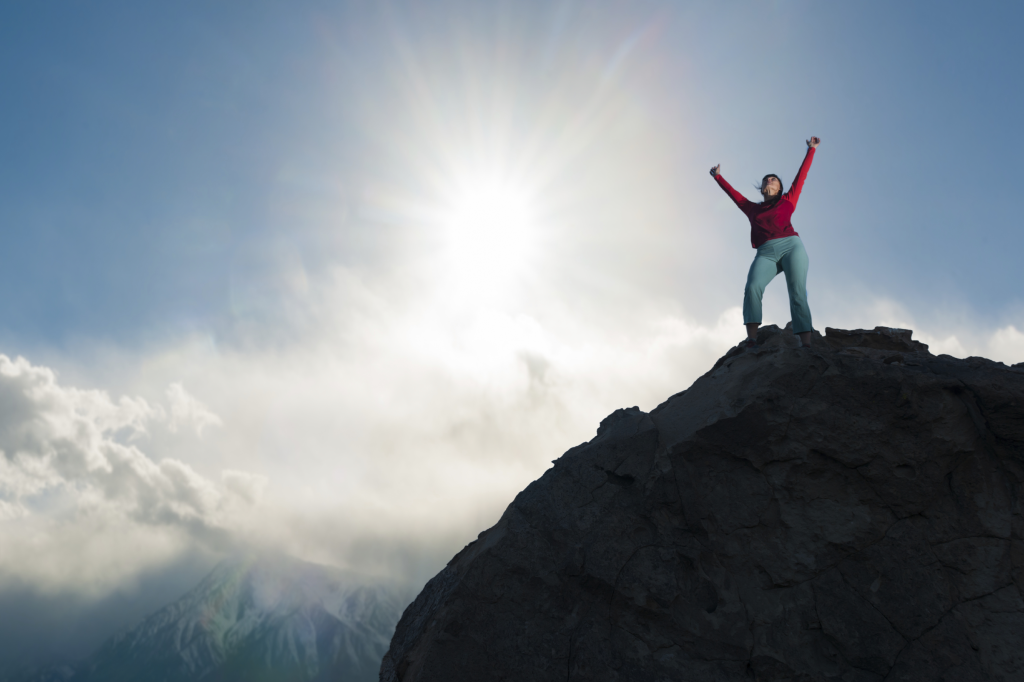 Person on Mountain