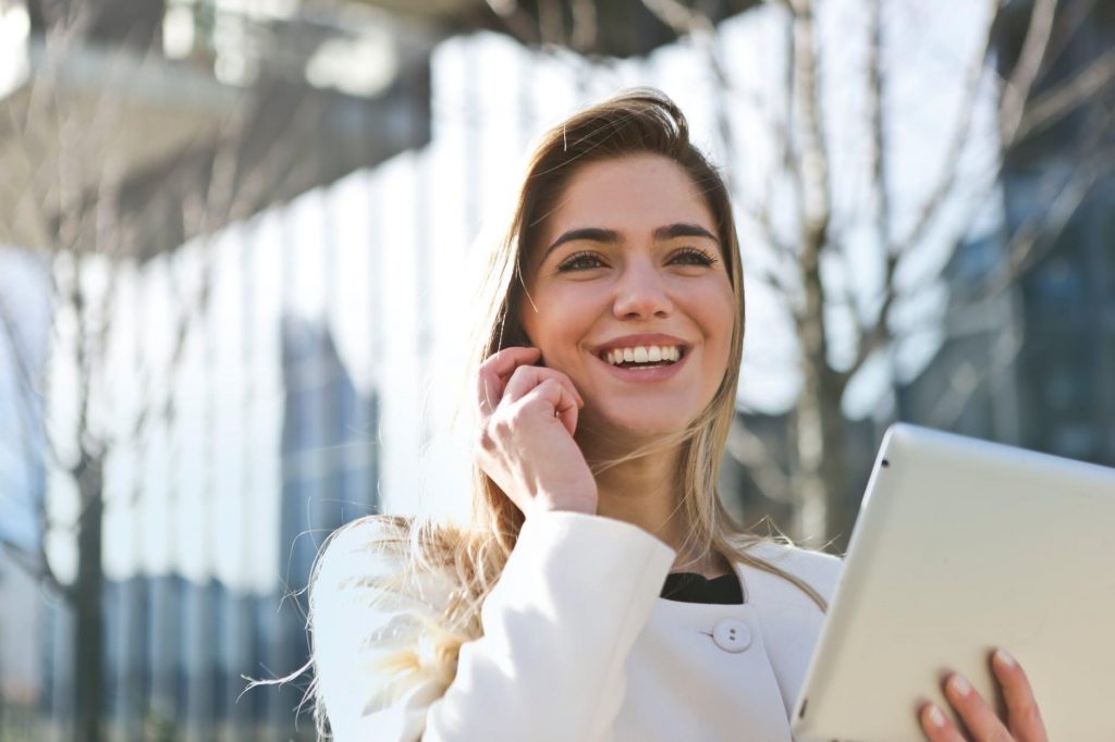 smiling-on-phone