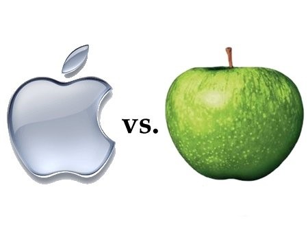 apple logo vs apple