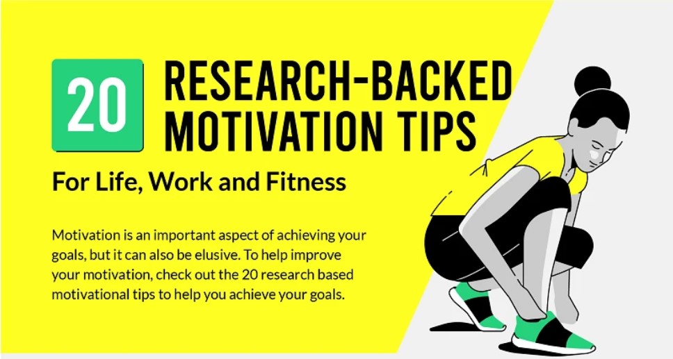 20 Science-Backed Ways to Stay Motivated (Infographic)