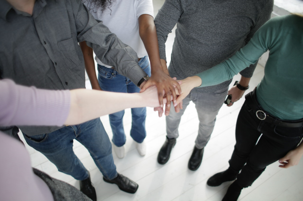 All in-agreement-team, corporate event, team,