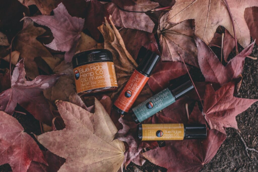 pexels-photo-1667071 - Lead Grow Develop - Business, Technology, Personal Development flat lay photography of several product bottles on withered leaves
