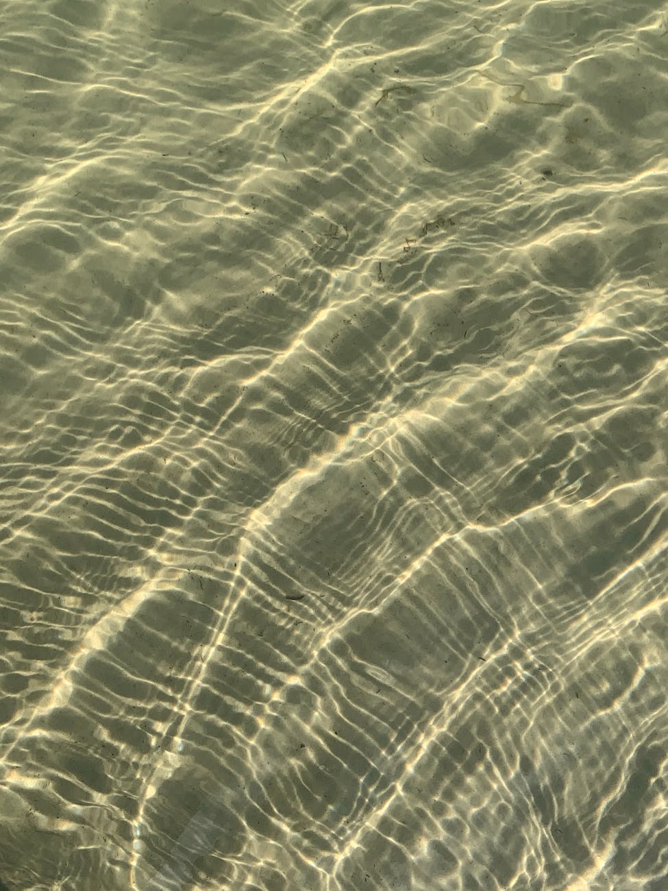 rippling water reflecting the sun
