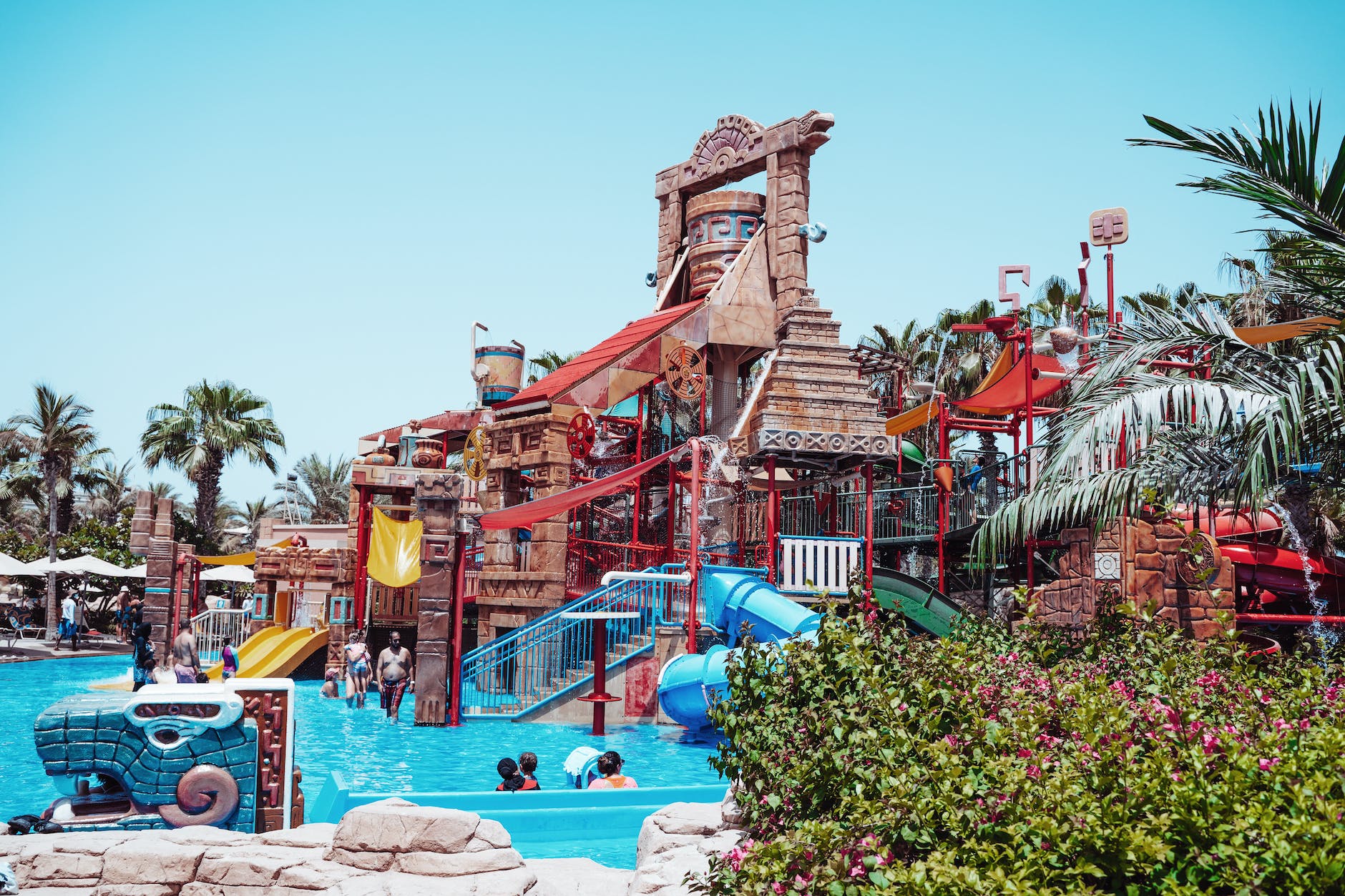 people enjoying the waterpark