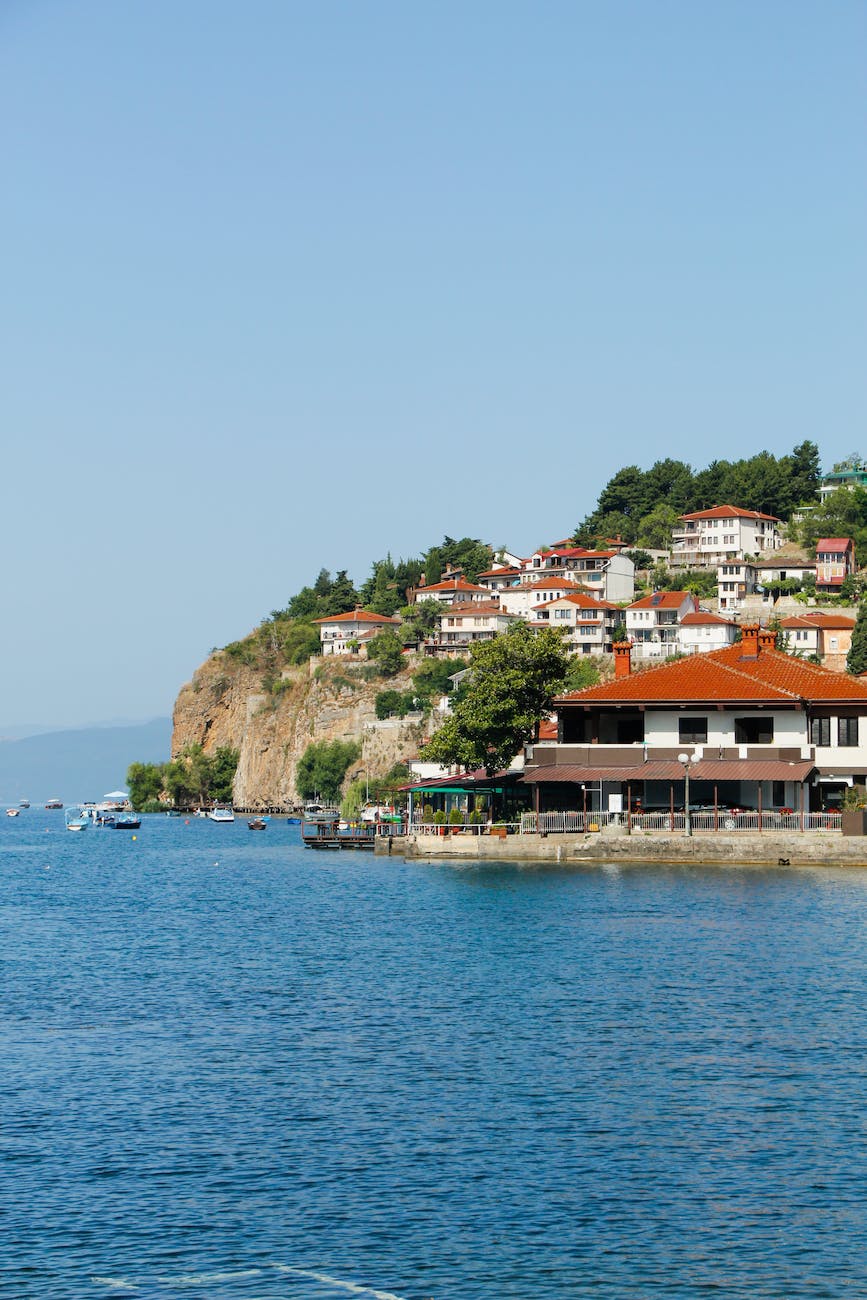 town by ohrid lake