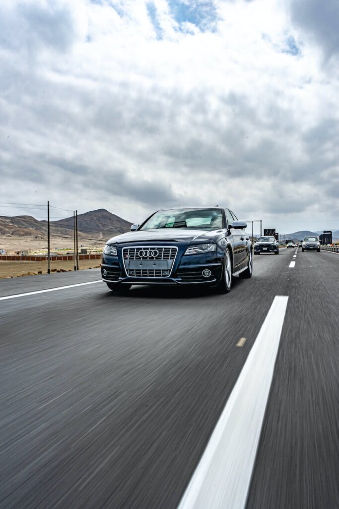 cars on road