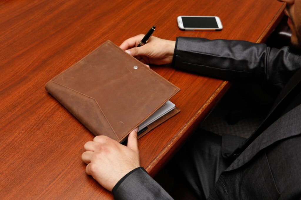 adult business desk document