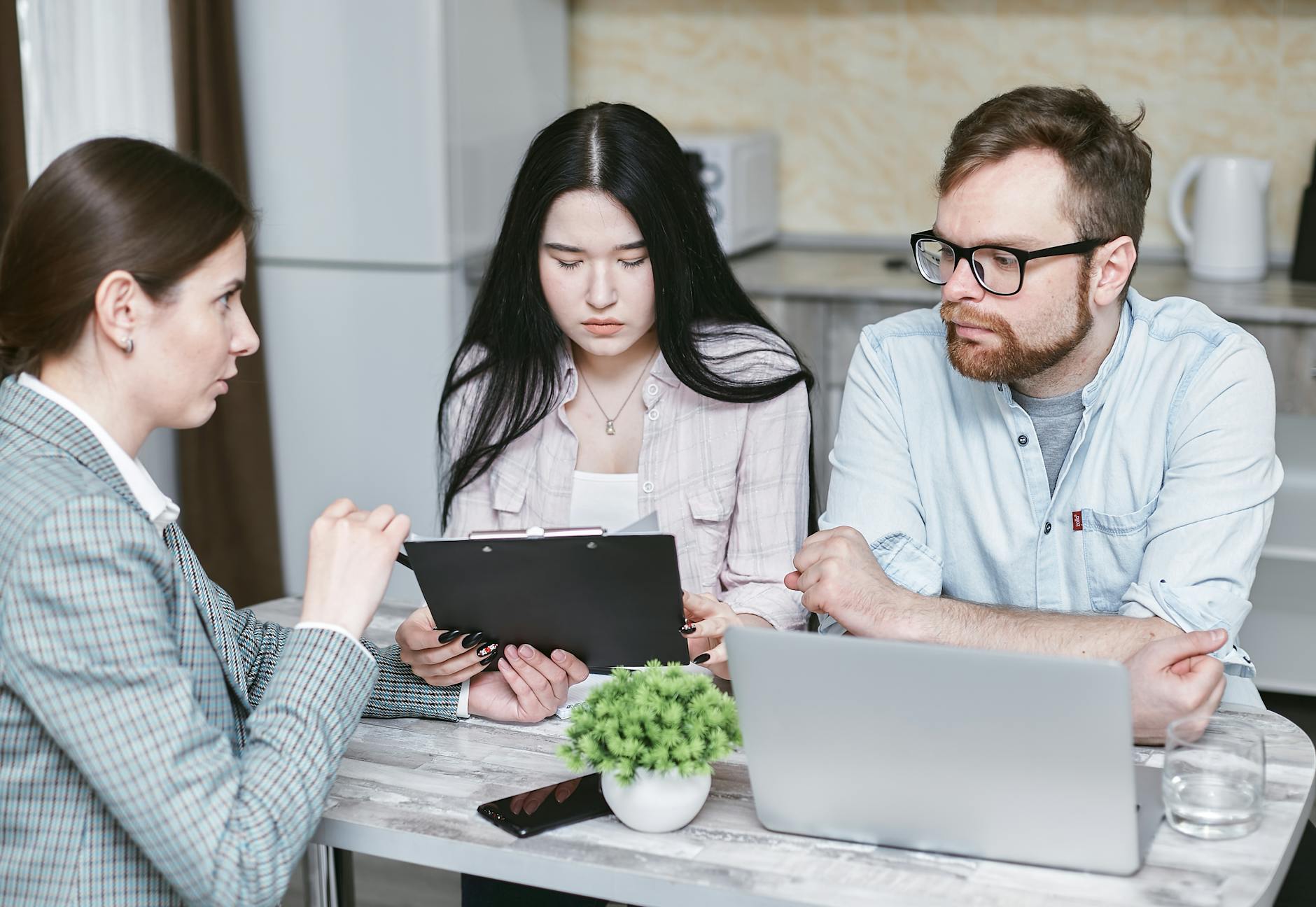 people having a meeting