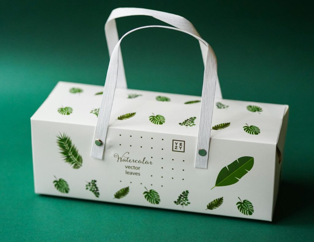 white and green floral print textile