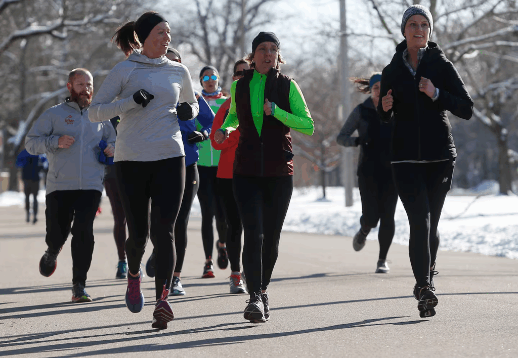 image - Lead Grow Develop - Business, Technology, Personal Development group of adults running together