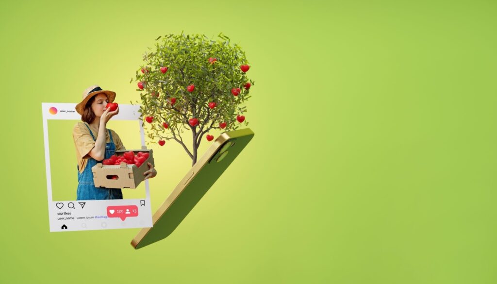 image - Lead Grow Develop - Business, Technology, Personal Development organic shopping and tree