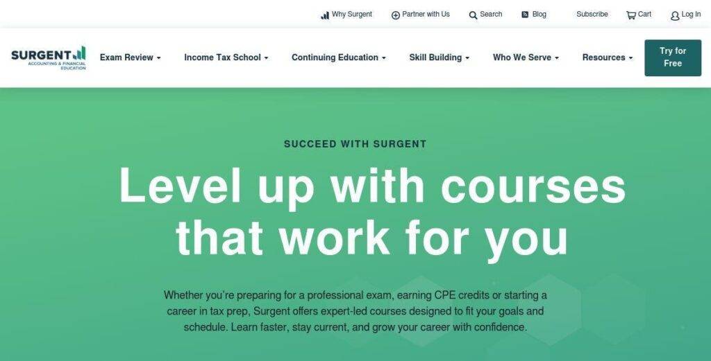 SURGENT CPA review center
