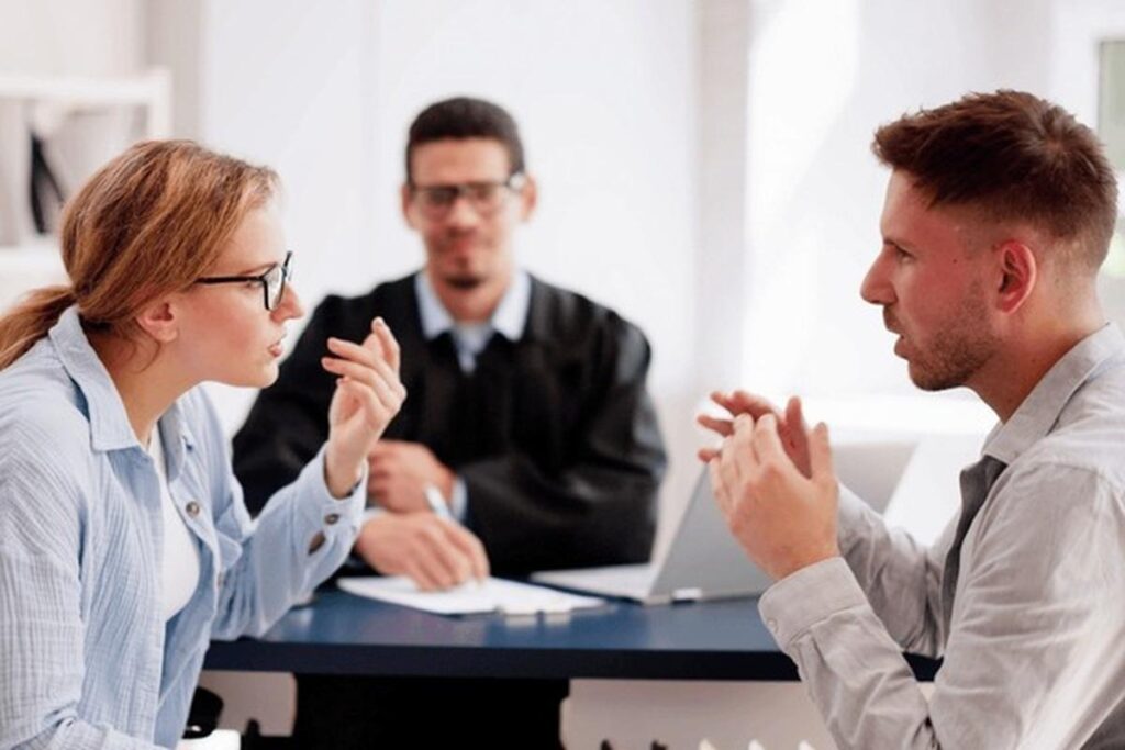 legal advice and confrontation-divorce
