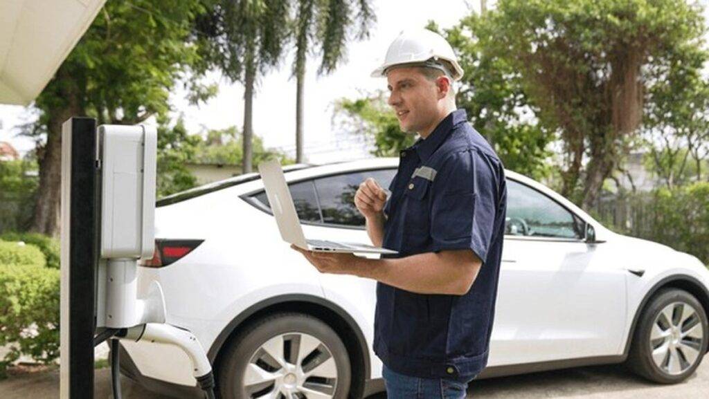 EV charger technician