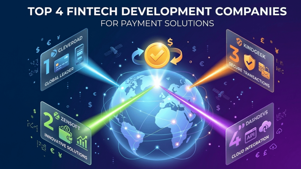 Top 4 FinTech Development Companies for Payment Solutions
