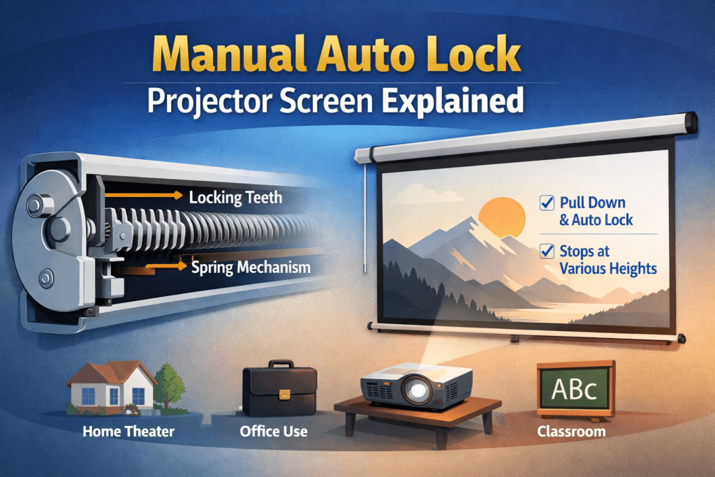 image - Lead Grow Develop - Business, Technology, Personal Development manual auto lock projector screen