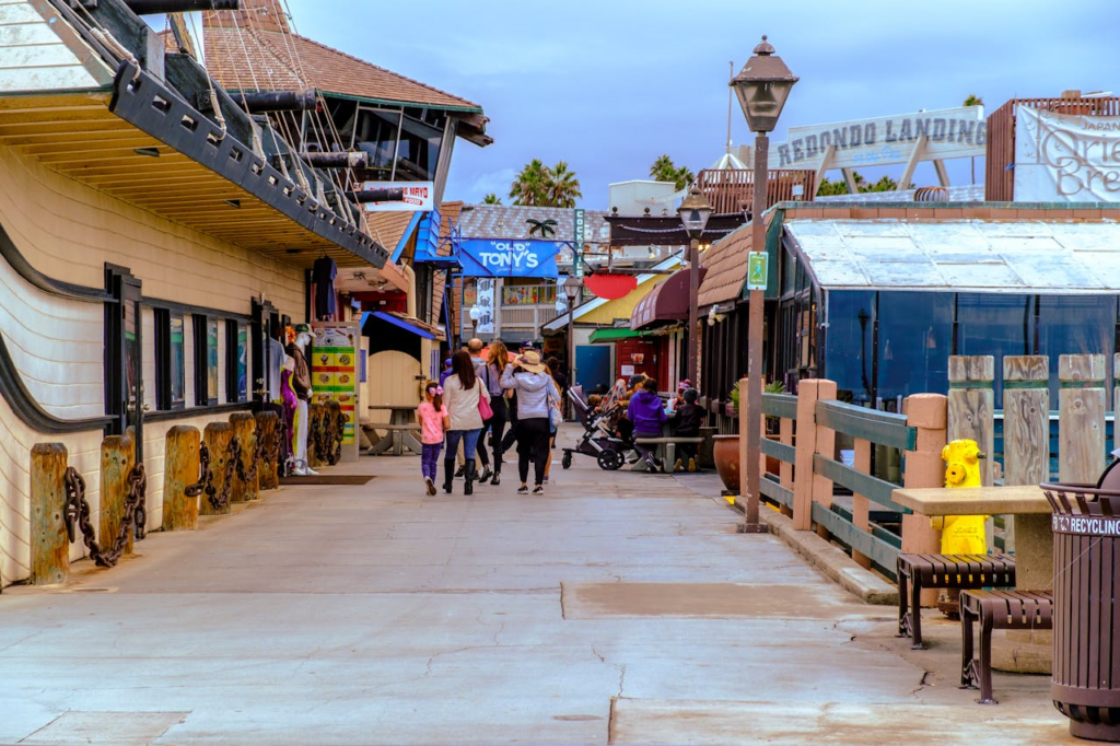 Vibrant Day at Redondo Beach Pier California