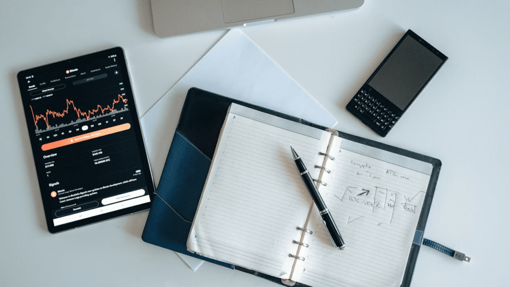 technology and notebook