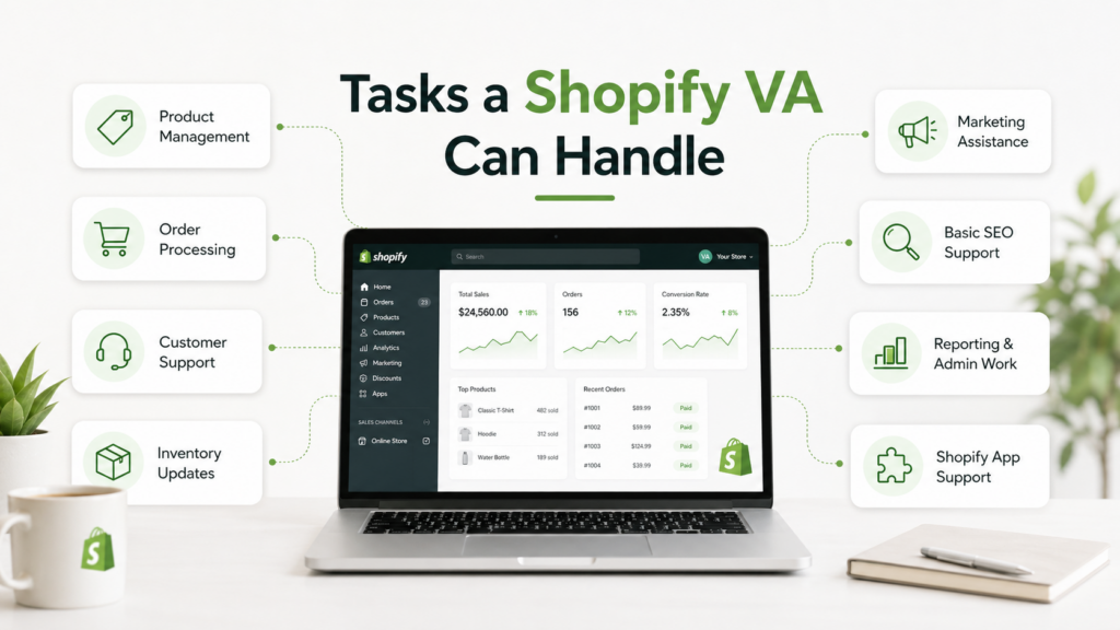 Shopify virtual assistant services