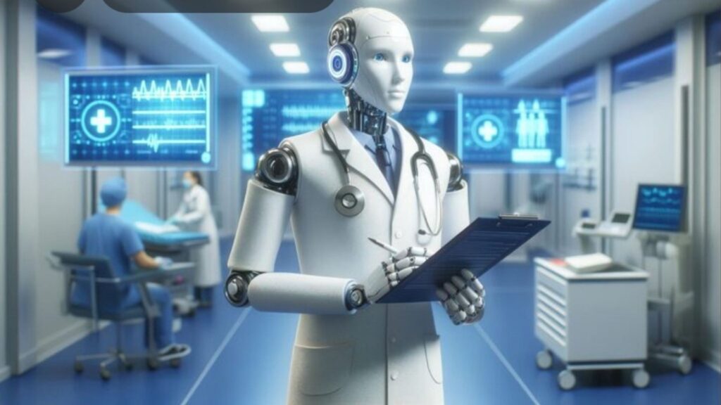 AI Receptionist in a patient hospital