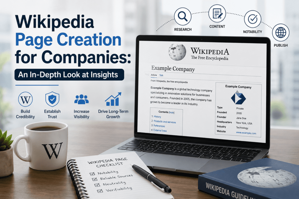 Wikipedia page creation