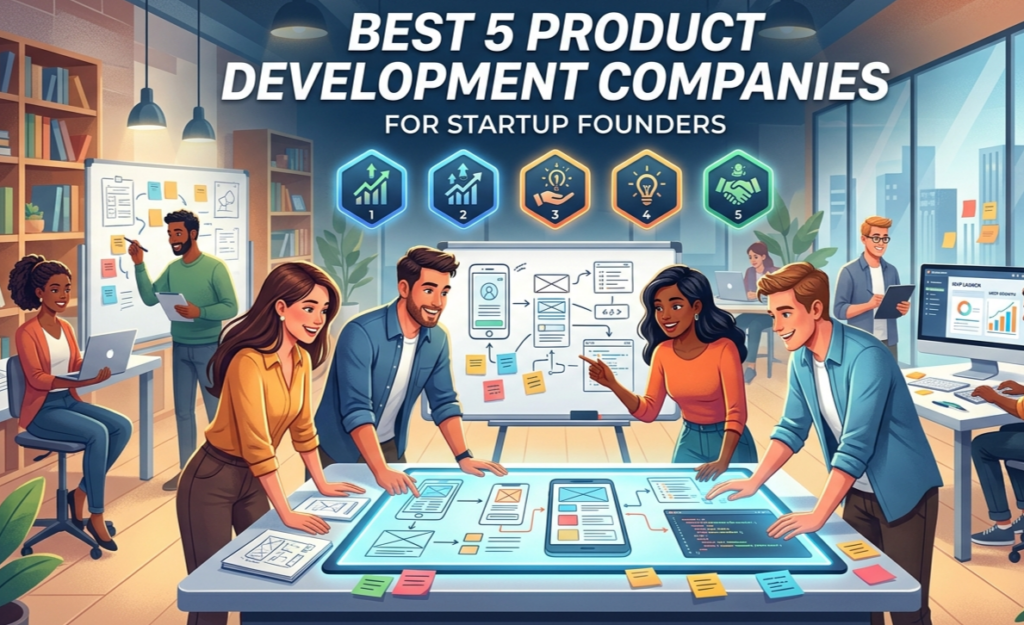 Best 5 Product Development Companies for Startup Founders