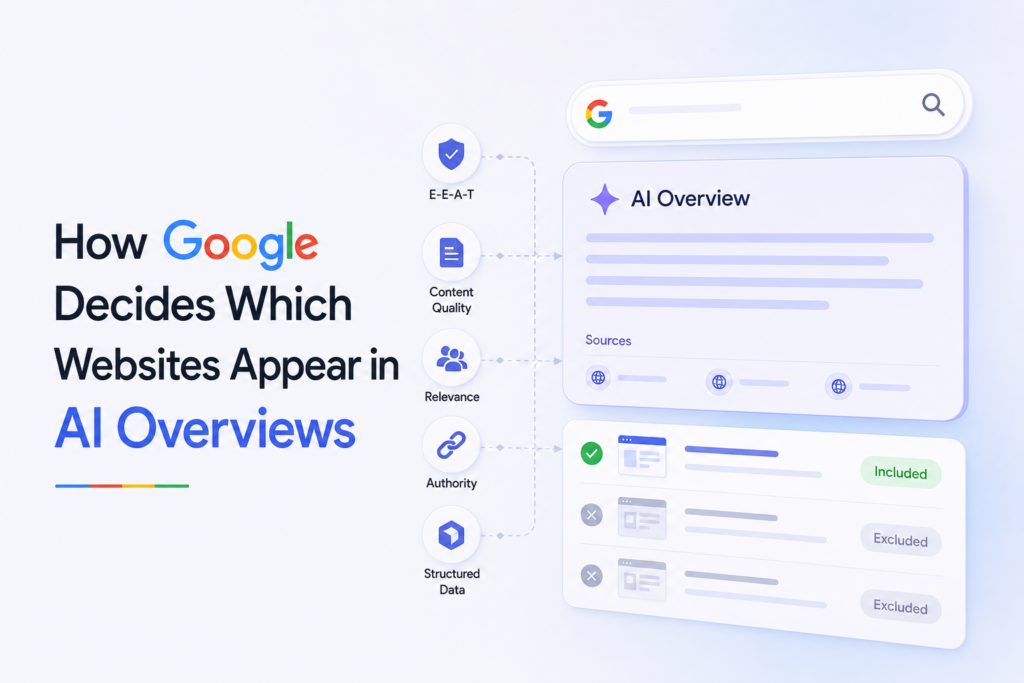 image - Lead Grow Develop - Business, Technology, Personal Development how google decides which websites appear in AI