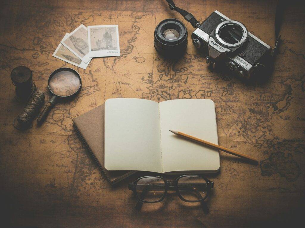 empty notebook