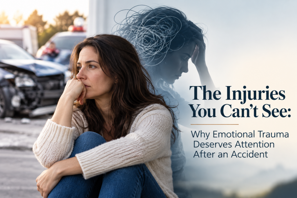 The Injuries You Can’t See: Why Emotional Trauma Deserves Attention After an Accident 2 The injuries you can't see after an accident