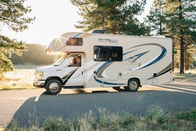 photo of an RV