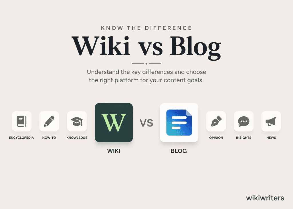 Wiki vs Blog