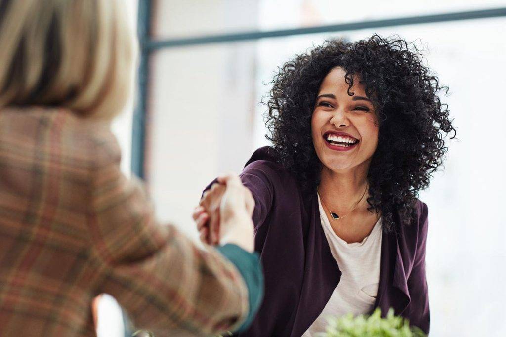 leadership handshake and agreement