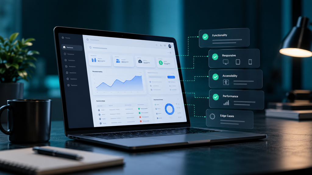 AI-Generated UI: Why QA Matters More Than Ever 2 laptop with financial results